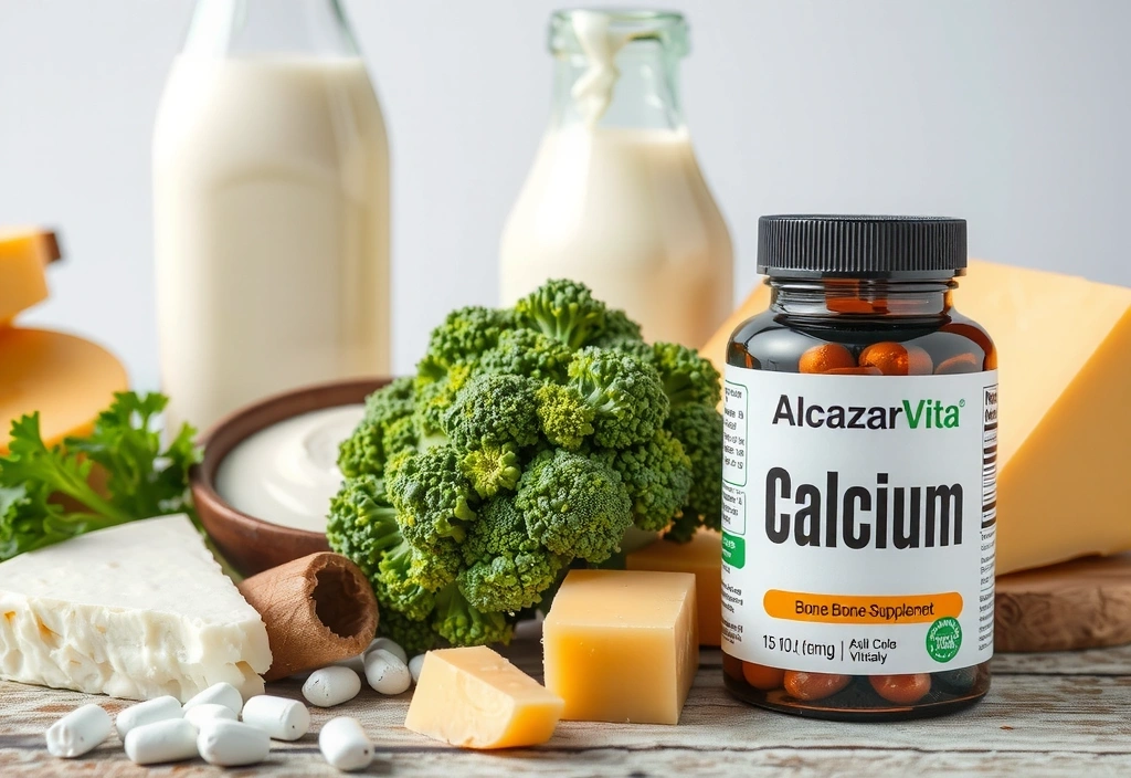Alimentos ricos en Calcio y suplemento de Alcazarvitavb