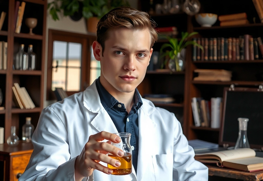 Jaimito investigando en un laboratorio en 1995