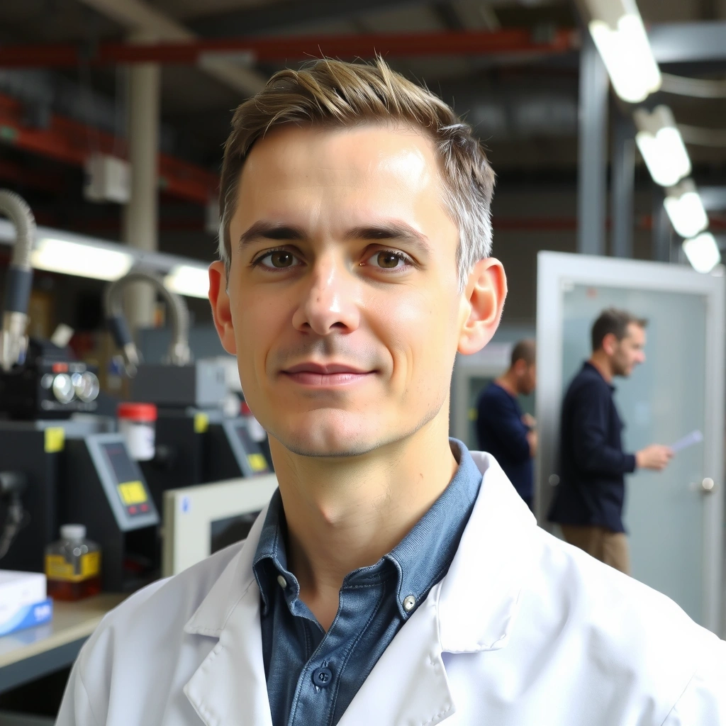 Retrato de Carlos Ruiz, jefe de producción