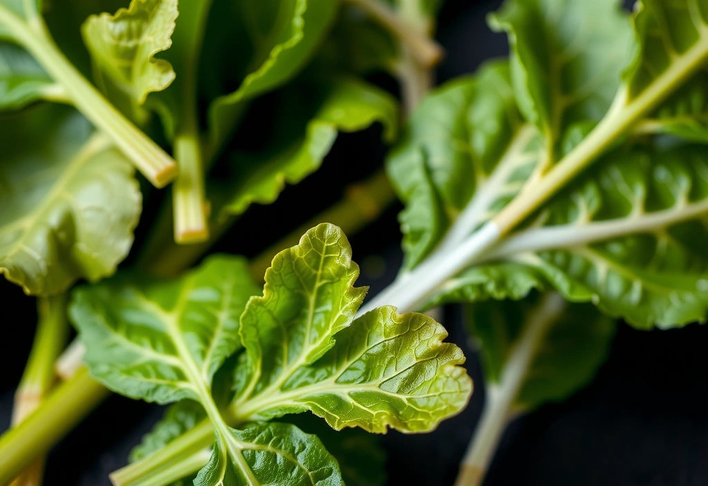 Verduras de hoja verde, fuentes de Vitamina K